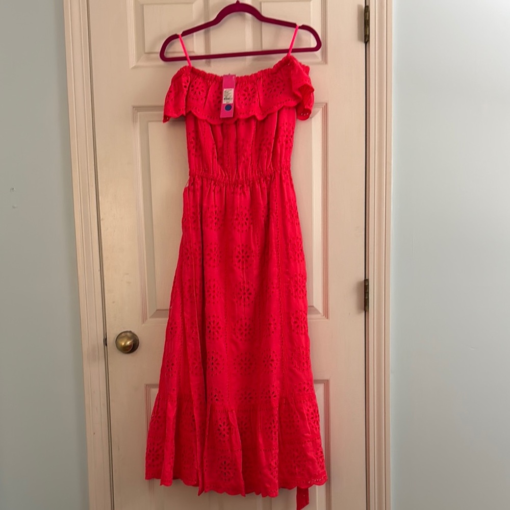 Lilly Pulitzer Liabella Off The Shoulder Midi size Small